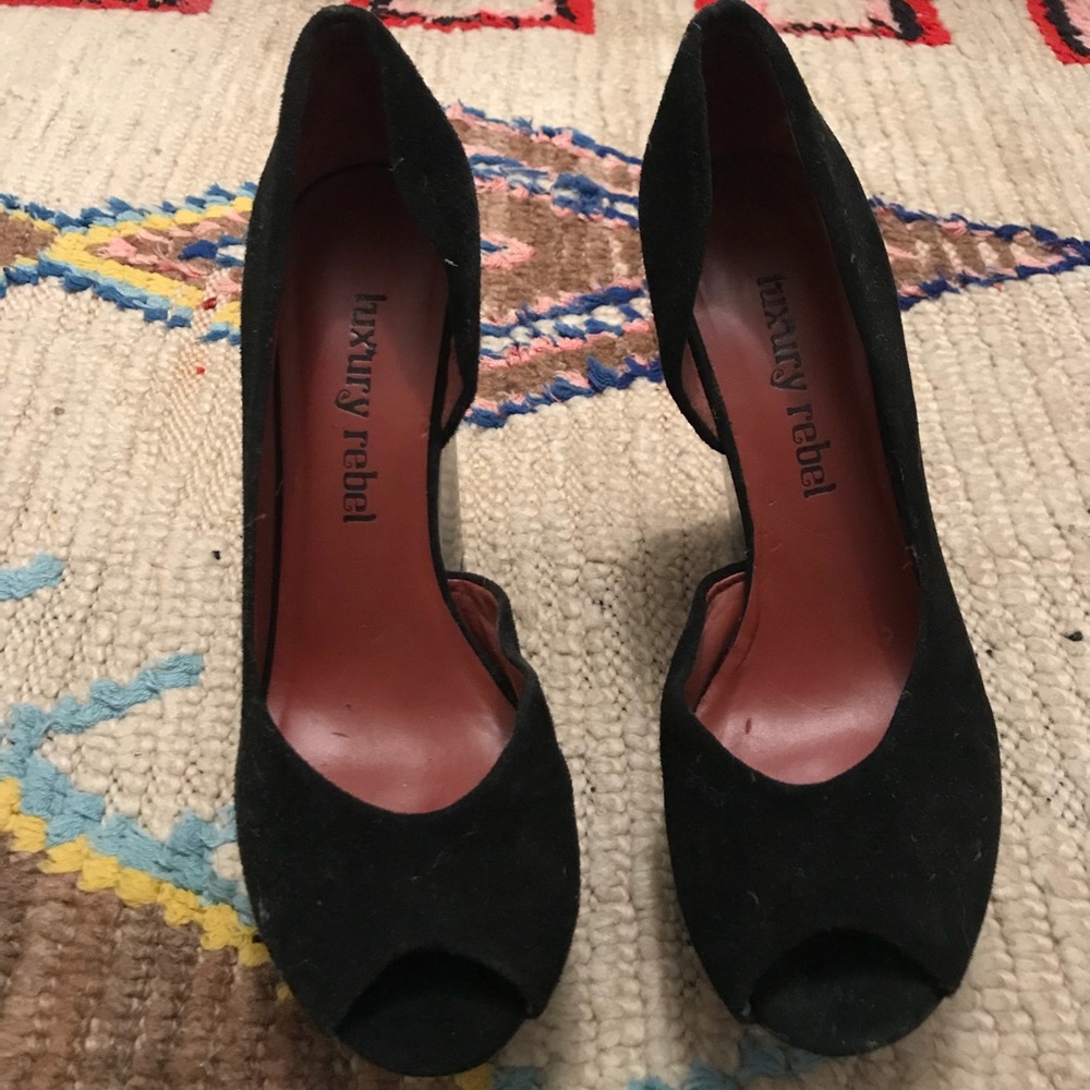 black wedges! bought from bloomingdales